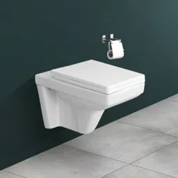 Western Toilet Water closet |High-Grade Commode , Soft-Close Seat Cover (White) Western Commode-21