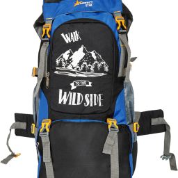 75 Ltr Trekking Bag Hiking Backpack Travel Backpack ( 1 year warranty) Purple } Rucksack - 75 L-image-38