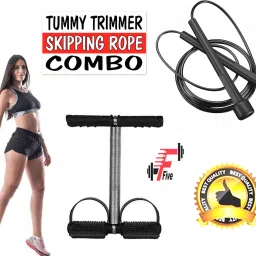 Tummy Trimmer and Skipping Rope Combo for Men/Women Ab Exerciser-picture-9