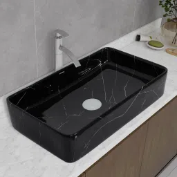 Ceramic Basin for Bathroom/Table Top Basin/Washbasin for Bathroom-Marble Finish (APS-SLATE-NS-427) Table Top Basin-image-6