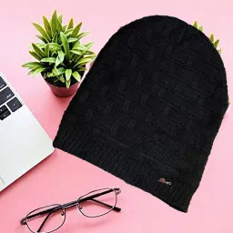 cool indians Self Design, Solid Skull Cap image 5