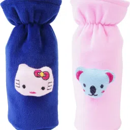 Plush Baby Feeding Bottle Cover with Animated Cartoon Design (125-250 ML,Medium)-picture-8