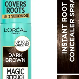 Magic Retouch Hair Colour, Instant Root Concealer Spray , 2 DARK BROWN-image-13