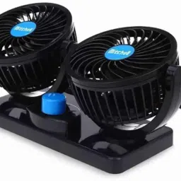 12V Electric Auto Cooling Fan 360 Rotatable single Head Speed Rear Seat Air Fan Car Interior Fan-image-33