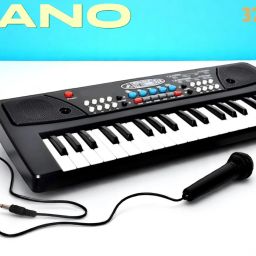 X345 Keys Piano Toy with Microphone, USB Power Cable & Sound Recording Best Birthday Gift for Boys and Girls Musical Instruments Analog Digital Piano-79