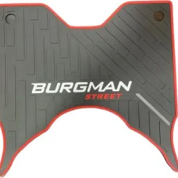 DZRD-0645 Washable Soft Rubber Floor Mat/Foot Mat Compatible for Suzuki Burgman Street Two Wheeler Mat-image-20