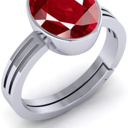 Burma Ruby Manik Gemstone 6.25 Ratti with Lab Report & Guarantee Certificate Stone Ruby Ring-image-93