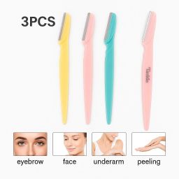 Tinkle Facial Razor for Women – Eyebrow, Face & Body Hair Remover (Pack of 3), Men & Women-28