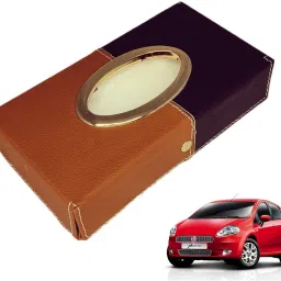 Chrom-Black-Tan Tisue Box Leatherete-214 Vehicle Tissue Dispenser-37