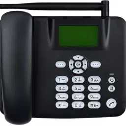 Wireless GSM Landline Phone with SIM Slot Corded Landline Phone with Answering Machine-image-66