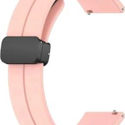 zeepzone Pink Pack Of 2 - 20MM - Watch Strap Silicone Belt Magnetic Clasp Compatible 19 mm Silicone Watch Strap-image-115