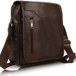 Brown Men Sling Bag Guardian Shoulder/Body Bag/Unsex Sling Bag with Padded Tab Compartment-image-88