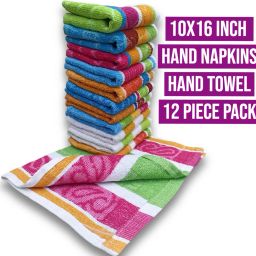 Cotton 350 GSM Hand Towel Set-image-44
