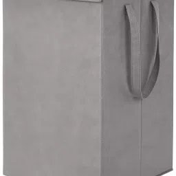 75 L Grey Laundry Basket-15