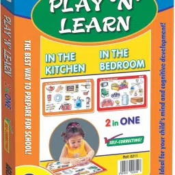 Play N Learn -In the Kitchen and In the Bathroom, Suitable for toddlers-4
