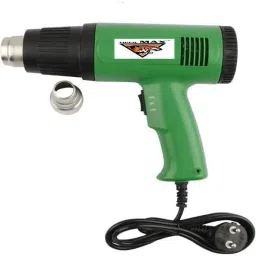 With Nozzle Accessory Heavy duty Electric Heat gun with copper element 1500 Watts Hot Air Gun Heat Gun 1500W for Shrink Wrap, Thawing Frozen Water Pipes (Green And Black) 1500 W Heat Gun-16