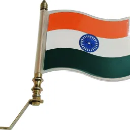 indian car bonnet flag Rectangle Car Window Flag-14