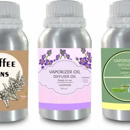 Veena Combo Aroma Oil Diffuser Coffee Beans, Lemongrass, Lavender Room Fragrance Room, Garden, Bedding Room, Office, Bar Fragrance Diffuser-picture-31