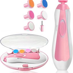 Baby Nail Trimmer Kit File for Kids Safe Electric Baby Nail Cutter Clippers-image-41