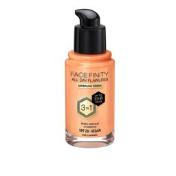 Max Factor Facefinity All Day Flawless 3-in-1 Vegan Foundation SPF20 30ml - Caramel C85-36