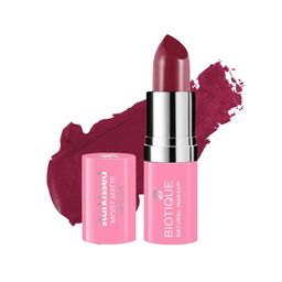 BIOTIQUE NATURAL MAKEUP Starkissed Grape Vine Moist Matte Lipstick P309-image-92