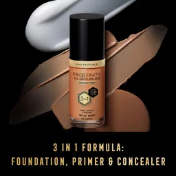 Max Factor Facefinity All Day Flawless 3-in-1 Vegan Foundation SPF20 30ml - Caramel C85 image 4