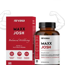 Nirvasa Maxx Josh Testosterone Booster Supplement Tablets with Ashwagandha - 60 Tablets-image-8