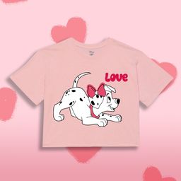 YK Disney Girls Dalmations Character Print Pure Cotton T-shirt-image-60