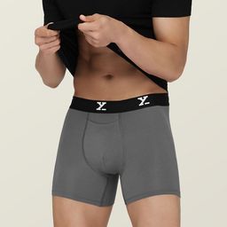 XYXX Men Grey Snug fit Ultra-soft Ace Modal Cotton Boxer Briefs-13