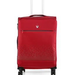 RONCATO CROSSLITE Red Color Nylon Material Soft 26" Medium Size Trolley-image-17
