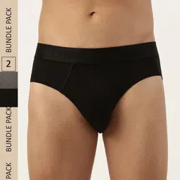 Chromozome Men Pack of 2 Solid Ultra-Premium Micro-Modal Briefs 8902733627634-picture-8