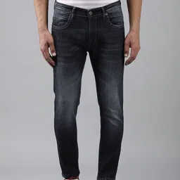 BEAT LONDON by PEPE JEANS Men Navy Blue Skin Tight Skinny Fit Heavy Fade Stretchable Jeans-picture-7