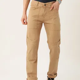 PARIS HAMILTON Men Relaxed Fit Stretchable Cargo Jeans-image-90