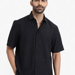 RARE RABBIT Men Hammo Boxy Spread Collar Shirt-picture-16