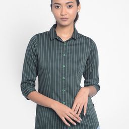 Crimsoune Club Classic Vertical Striped Casual Shirt-image-26