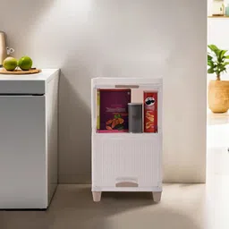 Myntra Elegant Homes White 2 Units Multipurpose Folding Cabinet Storage Organiser-26