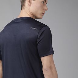 Wildcraft Men Navy Blue Solid Active Crew 6 Round Neck T-shirt-image-54
