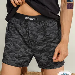 DAMENSCH Men Pack of 3 Printed Ultra-Light Cotton Regular Fit Inner Boxer-51