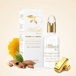 Milagro beauty 24K Gold Leaves Anti-Ageing Pure Essential Oil - 15 ml-36