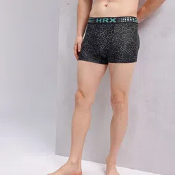 HRX by Hrithik Roshan Men Printed IntelliSoft Air Max Trunks-picture-10