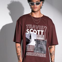 TheBTclub Men Printed Drop-Shoulder Sleeves Activchill T-shirt-image-100