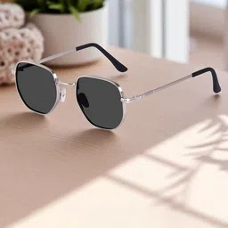 RICH CLUB Unisex Octagonal Sunglasses with UV Protected Lens Oval Sunglass-picture-4