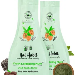 Nat Habit Set of 2 Fresh Exfoliating Mura Face Exfoliator with Urad  Jojoba - 25 g Each-36