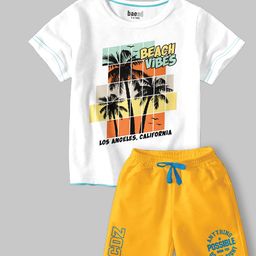 BAESD Boys Printed Short Sleeves Regular Cotton Blend Clothing Set-image-91