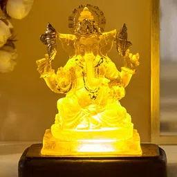 Home Centre Renaissance Yellow & Brown Religious Idol Showpiece-44