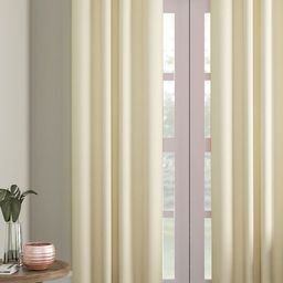 Soumya Cream-Coloured Single Room Darkening Long Door Curtain-44