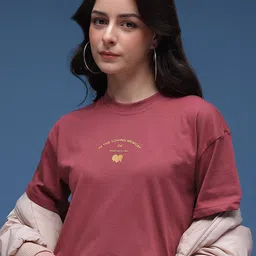 glitchez Petite Prints Drop-Shoulder Sleeves Crop Boxy T-shirt-image-33