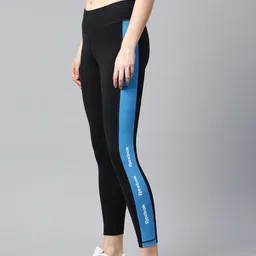 Reebok Women Black Essentials Linear Logo CT Training Tights-picture-15
