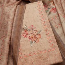 Soch Floral Printed Beads And Stones Unstitched Dress Material-image-23
