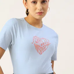 DressBerry Women Typography Printed T-shirt-picture-58